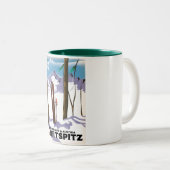 Greitspitz Schweiz & Österreich Skiposter Zweifarbige Tasse (VorderseiteRechts)