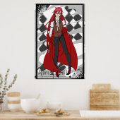 Grell Sutcliff from Kuroshitsuji Black Butler Poster (Küche)