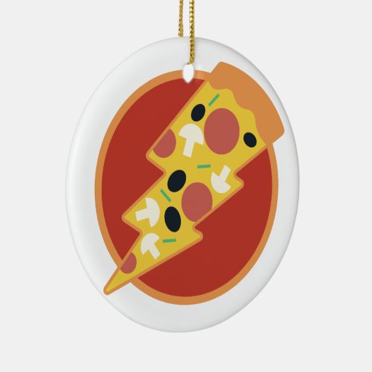 Grelle Pizza Keramikornament (Rechts)