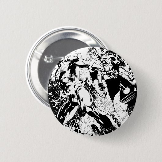 Grelle und grüne Laternen-Platte 2 Button (Vorne & Hinten)