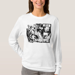 Grelle und grüne Laternen-Platte 2 T-Shirt