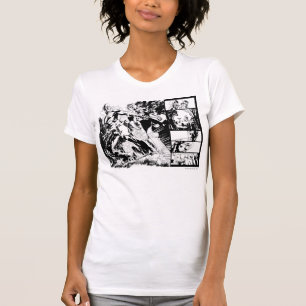 Grelle und grüne Laternen-Platte 2 T-Shirt