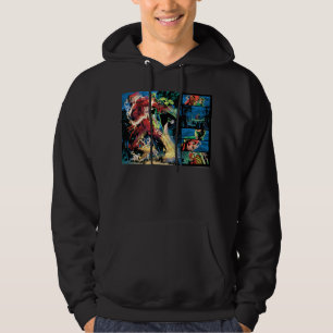Grelle und grüne Laternen-Platte Hoodie