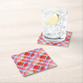 Greller Glanz vom Rechteckiger Pappuntersetzer (Vor Ort)