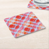 Greller Glanz vom Rechteckiger Pappuntersetzer (angewinkelt)