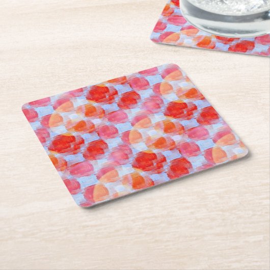 Greller Glanz vom Rechteckiger Pappuntersetzer (angewinkelt)