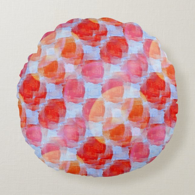 Greller Glanz vom Rundes Kissen (Vorderseite)