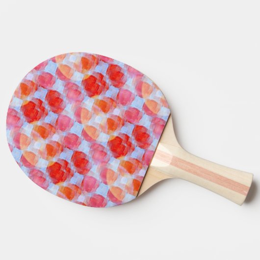 Greller Glanz vom Tischtennis Schläger (Seitenansicht)