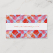 Greller Glanz vom Visitenkarte (Rückseite)