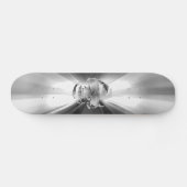 GRELLER SCHÄDEL-SILBER-SURFER SKATEBOARD (Horizontal)