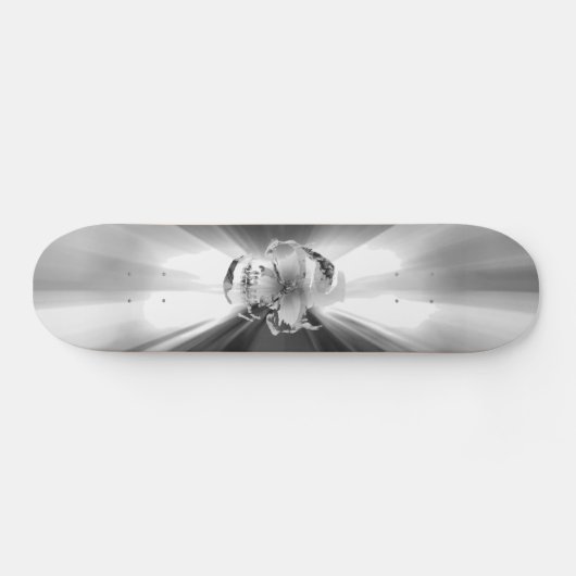 GRELLER SCHÄDEL-SILBER-SURFER SKATEBOARD (Horizontal)