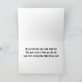 GREMAN SHEPHARD SAYS "FAPPY BIRTHDAY SON" KARTE (Innenseite)