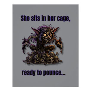 Gremlin Bereit zum Angriff Poster