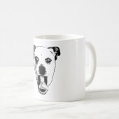 Gremlin Pup in Schwarz & Weiß Kaffeetasse (VorderseiteRechts)