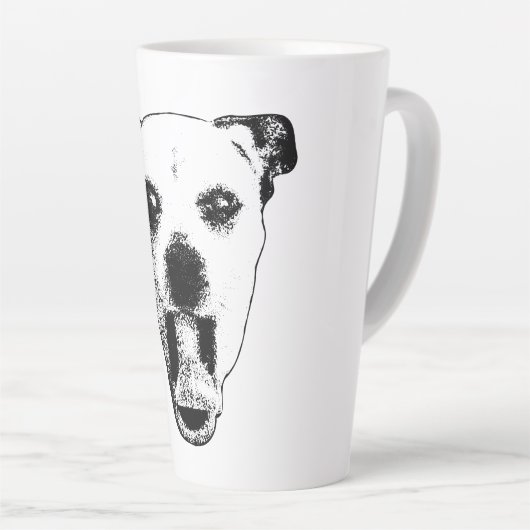 Gremlin Pup in Schwarz & Weiß Milchtasse (Rechte Ecke)