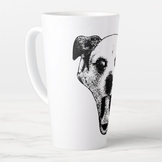 Gremlin Pup in Schwarz & Weiß Milchtasse (Linke Ecke)