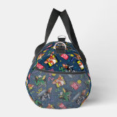 Gremlins™ 80er Retrowave-Muster Duffle Bag (Rechts)