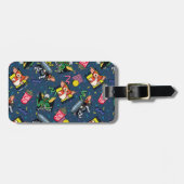 Gremlins™ 80er Retrowave-Muster Gepäckanhänger (Vorderseite horizontal)