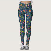 Gremlins™ 80er Retrowave-Muster Leggings (Vorderseite)
