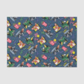 Gremlins™ 80er Retrowave-Muster Seidenpapier (Vorderseite)