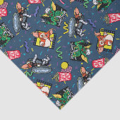 Gremlins™ 80er Retrowave-Muster Seidenpapier (Ausschnitt)