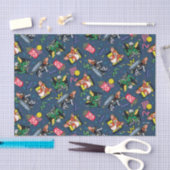 Gremlins™ 80er Retrowave-Muster Seidenpapier (Handwerk)