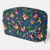 Gremlins™ 80er Retrowave-Muster Waschbeutel (Rechte Ecke)