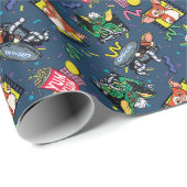 Gremlins™ 80's Retrowave Pattern Geschenkpapier (Rolleneckpunkt)