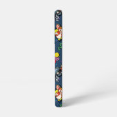 Gremlins™ 80's Retrowave Pattern Samsung Galaxy Hülle (Linke Seite)