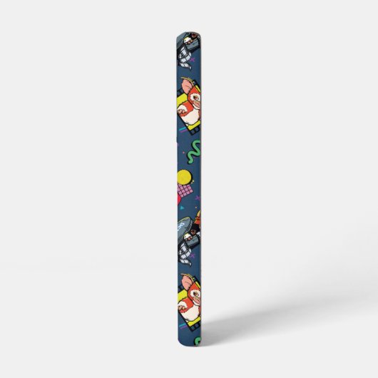 Gremlins™ 80's Retrowave Pattern Samsung Galaxy Hülle (Linke Seite)