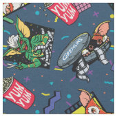 Gremlins™ 80's Retrowave Pattern Stoff (Nahaufnahme)