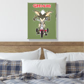 Gremlins | Dreirad-Streifen Leinwanddruck (Insitu (Schlafzimmer))