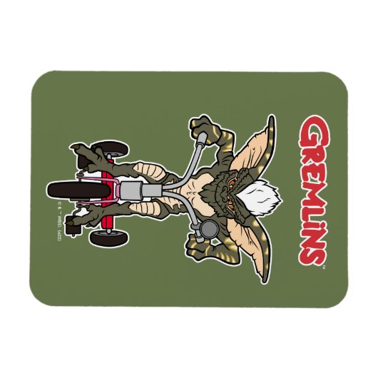 Gremlins | Dreirad-Streifen Magnet (Horizontal)