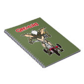 Gremlins | Dreirad-Streifen Notizblock (Rechte Seite)