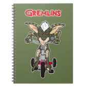 Gremlins | Dreirad-Streifen Notizblock (Vorderseite)