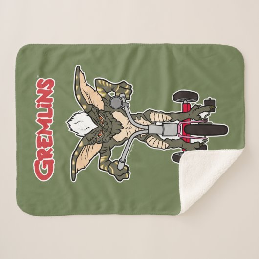 Gremlins | Dreirad-Streifen Sherpadecke (Vorderseite (Horizontal))