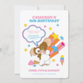 Gremlins | Gizmo Birthday Einladung (Vorderseite)