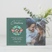 Gremlins | Gizmo Frohe Weihnachtsfeiertage Foto Einladung (Stehend Vorderseite)