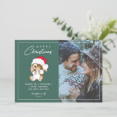 Gremlins | Gizmo Weihnachtsfeiertag Foto Einladung (Stehend Vorderseite)