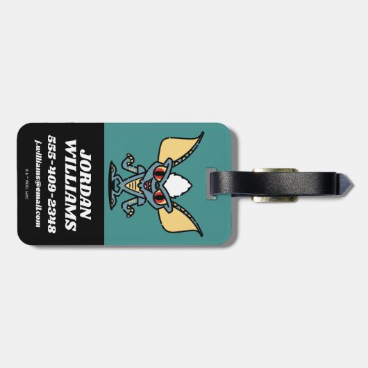 Gremlins | Niedliches Comic Streifen Gepäckanhänger (Rückseite horizontal)