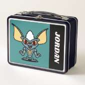 Gremlins | Niedliches Comic Streifen | Name hinzuf Metall Brotdose (Vorderseite)