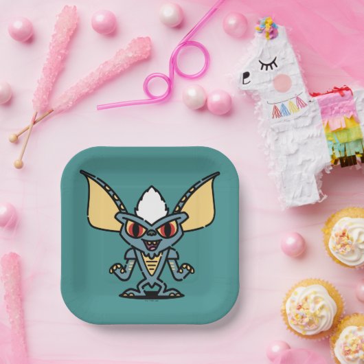 Gremlins | Niedliches Comic Streifen Pappteller (Party)