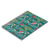 Gremlins | Niedliches Comic Weihnachtsmuster Notizblock (Linke Seite)