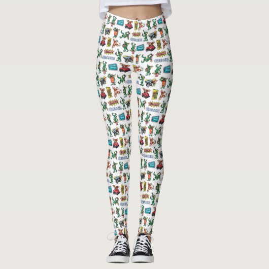Gremlins™ Sticker Fun Pattern Leggings (Vorderseite)