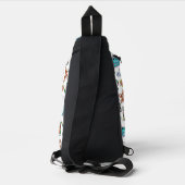 Gremlins™ Sticker-Spaß Muster Crossbody Bag (Rückseite)