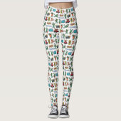 Gremlins™ Sticker-Spaß-Muster Leggings (Vorderseite)
