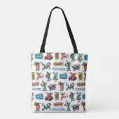 Gremlins™ Sticker-Spaß-Muster Tasche (Rückseite)