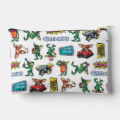 Gremlins™ Sticker-Spaß-Muster Zubehörtasche (Rückseite)