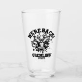 Gremlins | Streifen Wir sind zurück Glas (Vorderseite)