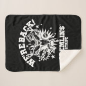 Gremlins | Streifen Wir sind zurück Sherpadecke (Vorderseite (Horizontal))